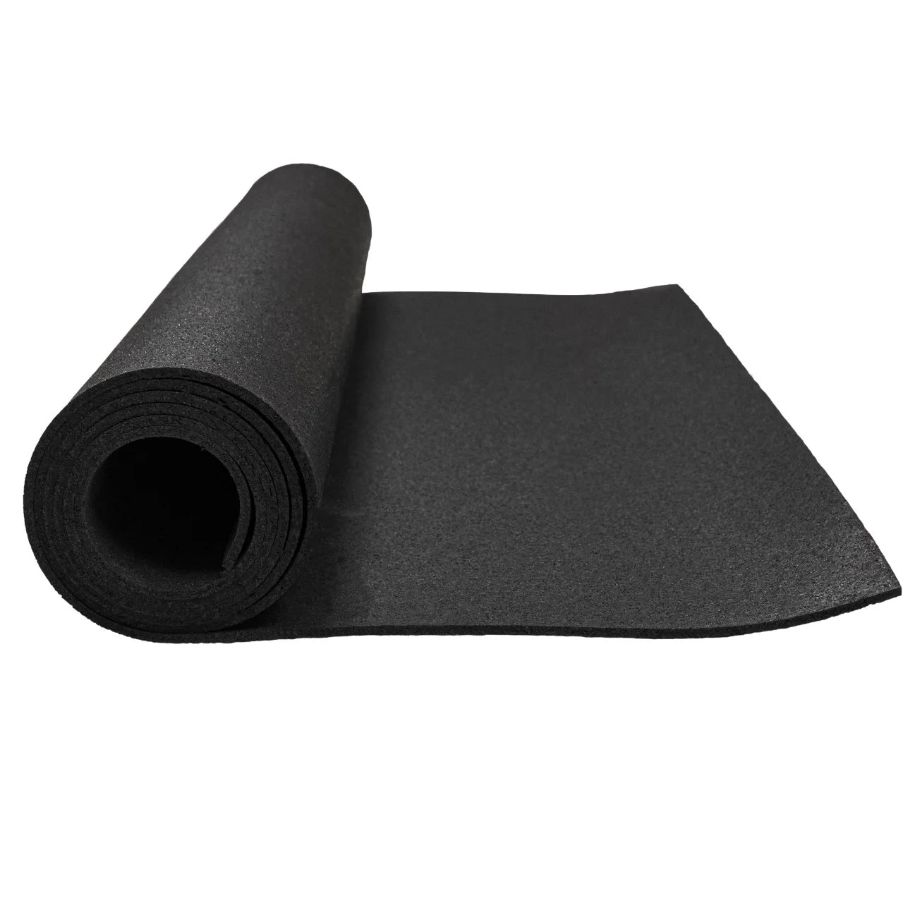Black Rubber Utility Mat 36"X48" (0.24-Inch Thickness 12 Sq Ft) for Home, Garage, Gym Floor