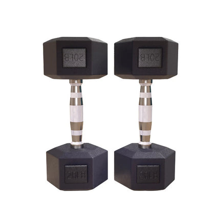 High Quality Hexagonal Rubber Coated 5Lb/2.5Kg Increasing Gym Fitness Equipment Dumbells Hex Dumbbell Set
