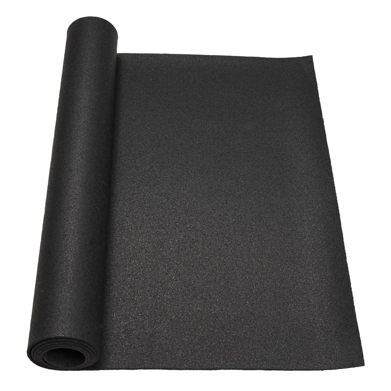 Black Rubber Utility Mat 36"X48" (0.24-Inch Thickness 12 Sq Ft) for Home, Garage, Gym Floor