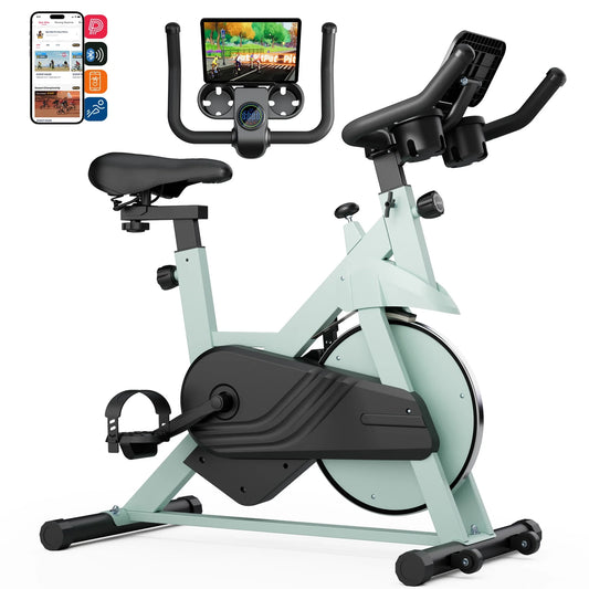 Indoor Exercise Bike with Adjustable Resistance, for Home & Office. Ideal for Cardio, Supports up to 300 Lbs