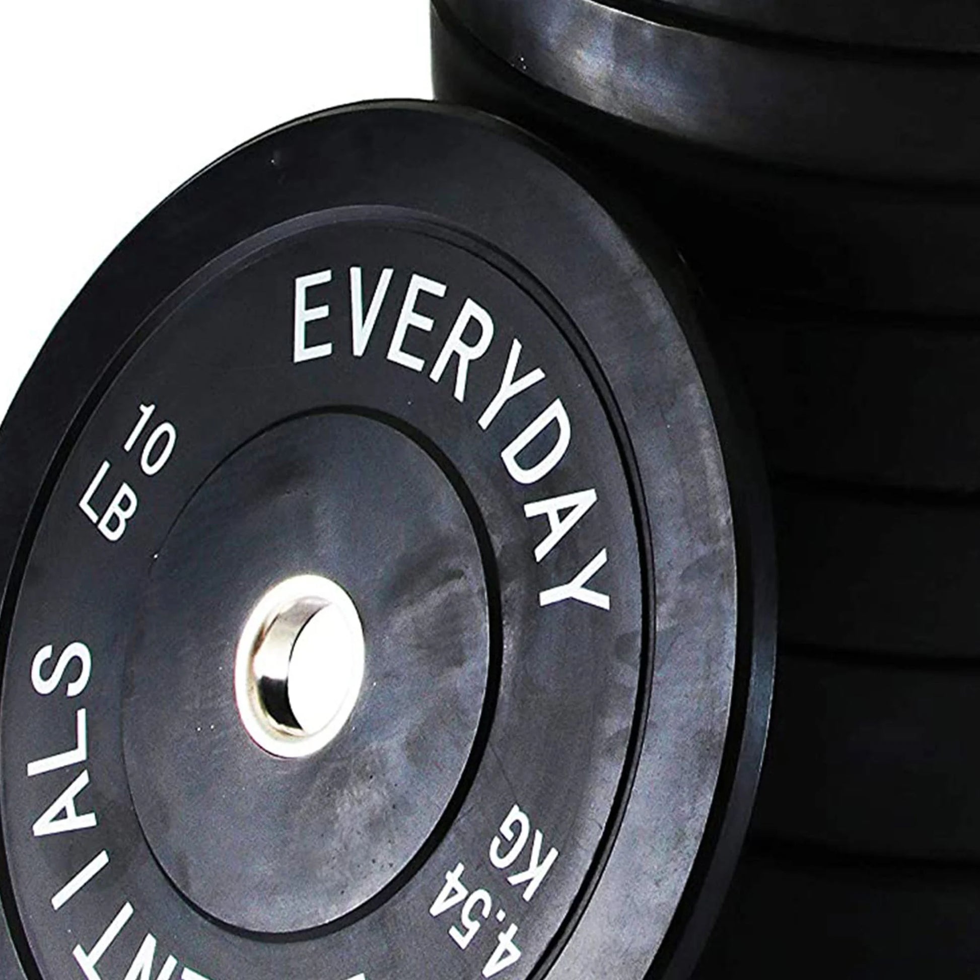 Color Coded Olympic Bumper Plate Weight Plate with Steel Hub, 260 Lbs.