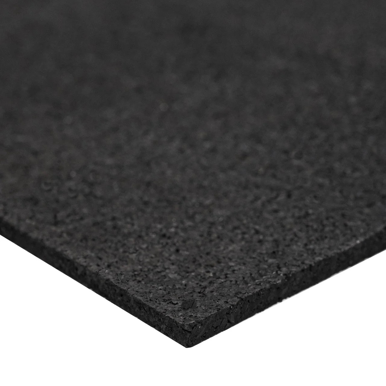Black Rubber Utility Mat 36"X48" (0.24-Inch Thickness 12 Sq Ft) for Home, Garage, Gym Floor