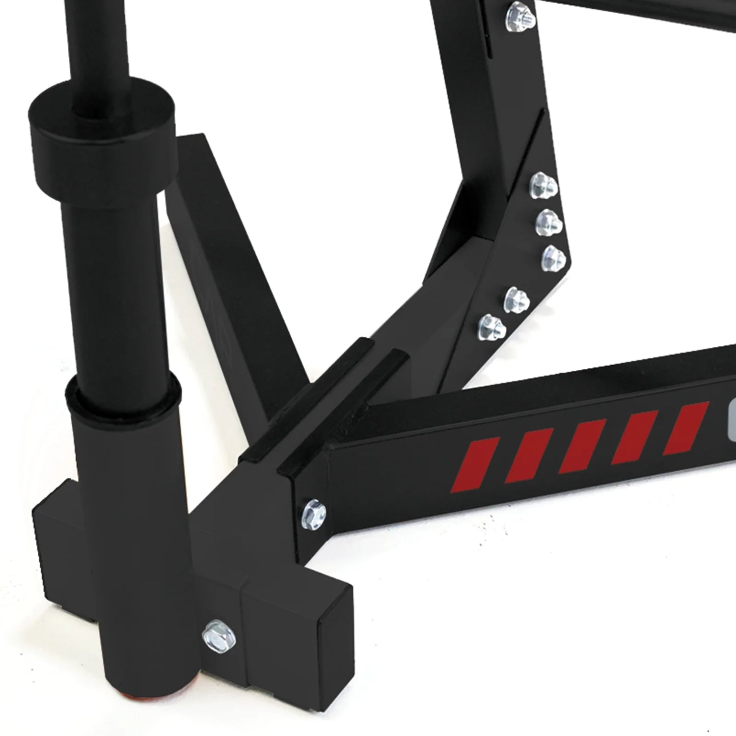 Hybrid Olympic and Standard Weight Plate Storage Rack