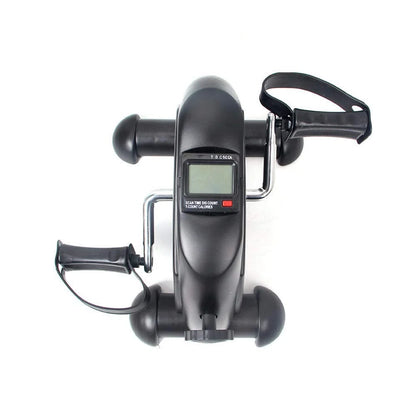 Mini Exercise Bike, under Desk Bike Pedal Exerciser, Portable Foot Cycle Arm & Leg Peddler Machine with LCD Screen Displays