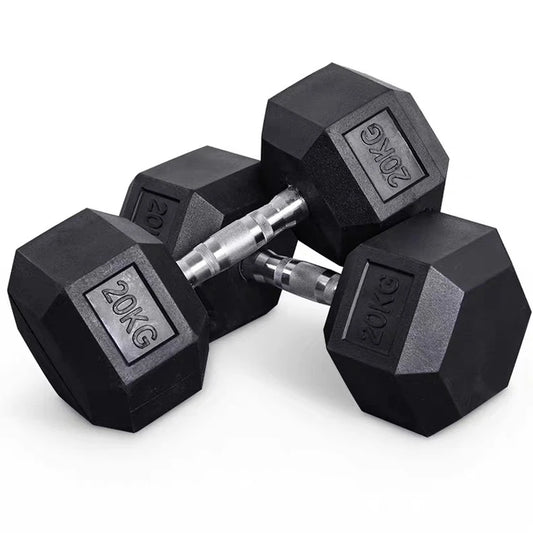 High Quality Hexagonal Rubber Coated 5Lb/2.5Kg Increasing Gym Fitness Equipment Dumbells Hex Dumbbell Set