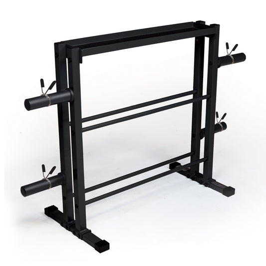 3-Tier Storage Rack for Kettlebells, Dumbbells & Olympic Weight Plates