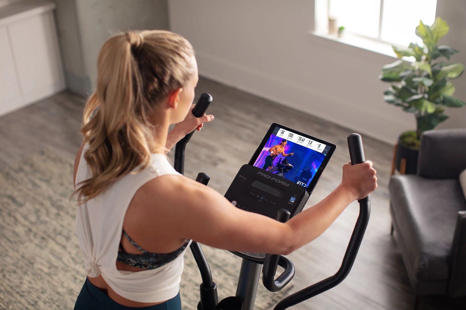 Sport E2.0 Rear Drive Smart Elliptical, Compatible with Ifit Personal Training