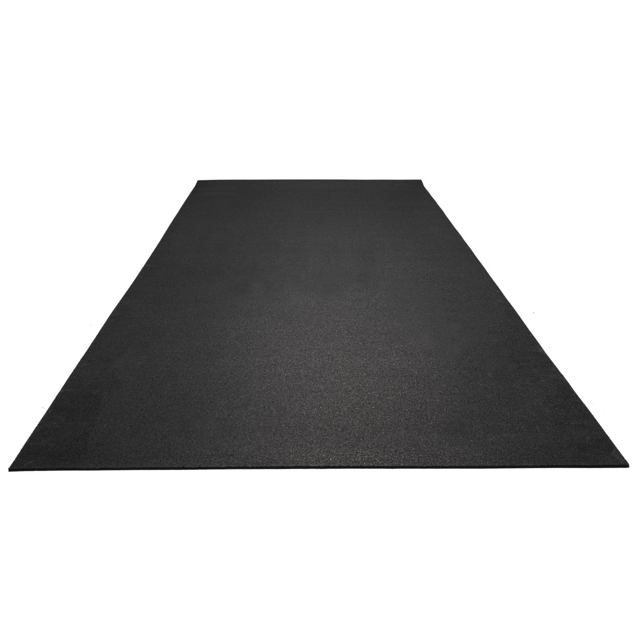 Black Rubber Utility Mat 36"X48" (0.24-Inch Thickness 12 Sq Ft) for Home, Garage, Gym Floor