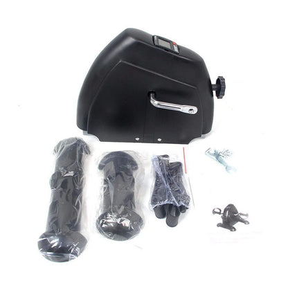 Mini Exercise Bike, under Desk Bike Pedal Exerciser, Portable Foot Cycle Arm & Leg Peddler Machine with LCD Screen Displays